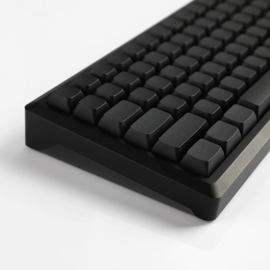 YMDK ZDA Tastenkappen aus PBT in Schwarz, XDA v2 Profil, ANSI ISO kompatibel für GK61 64 68 96 KBD75 Planck Preonic Wings Filco SP64 SP84 - Bild 2