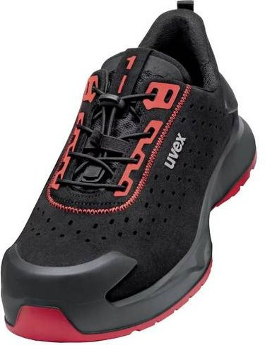 Uvex 1 x-craft S1 PL Sicherheitshalbschuh Schwarz Rot Größe 39 - Bild 1
