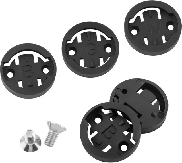 ECIOSL Universeller Fahrradcomputer-Adapter für Wahoo, Garmin und Bryton Bike Mounts in Schwarz - Bild 1