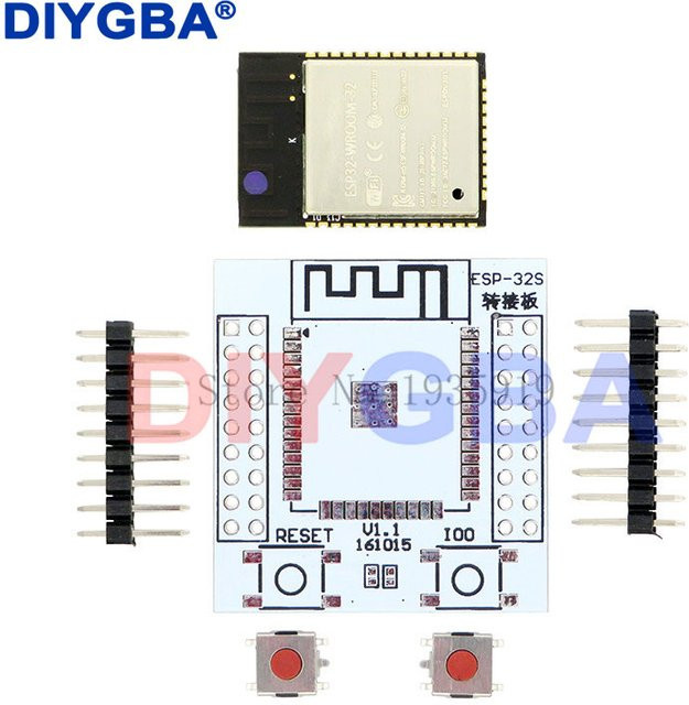 ESP-32S ESP-WROOM-32 ESP32 Dual-Core MCU mit Bluetooth und WiFi sowie Adapterplatine von DNIGEF - Bild 1