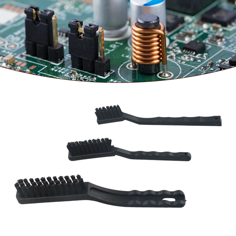 DAZZLEEX Antistatikbürste für Elektronik und PCB-Leiterplatten Reinigungswerkzeug in Schwarz - Bild 3