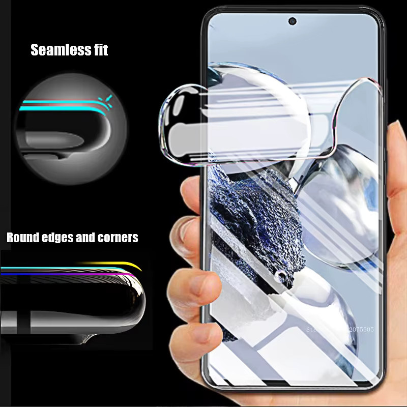 3-4 Stück Hydrogel Displayschutzfolie für Xiaomi Mi 12X 12S 12T 11 11T 11i 11X Ultra Pro Lite 5G, transparent - Bild 5