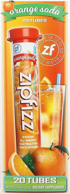 Zipfizz, Energy Drink, Orange, Instant-Drink, 20 x 11 g - Bild 1