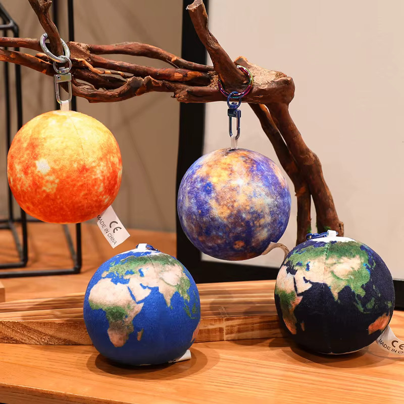 YUZHINUO Sonnensystem Planeten Plüsch Schlüsselanhänger, Lernspielzeug - Bild 2