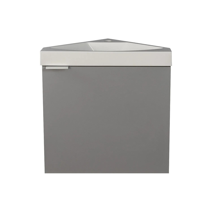 Vente-unique Manodo Handwaschbecken in Grau matt, Breite: 56 cm - Bild 2