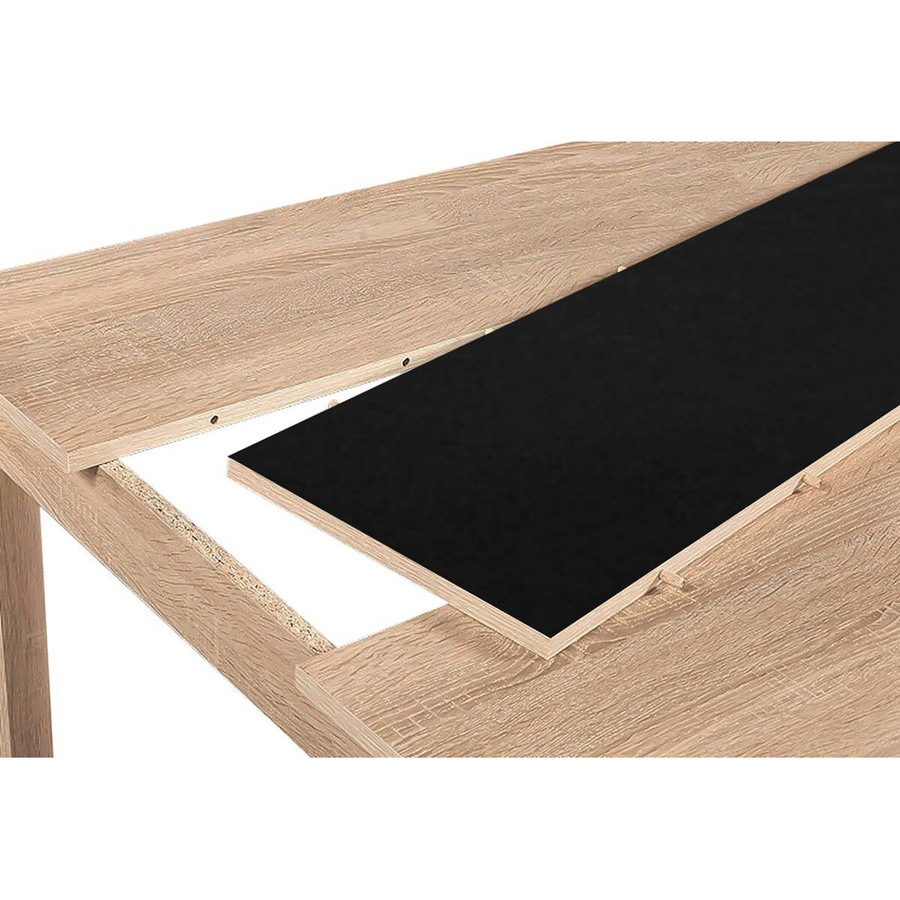 byLIVING Esstisch NORI modern rechteckig in Eiche und Schwarz, B/T/H: 160 x 90 x 75 cm - Bild 4
