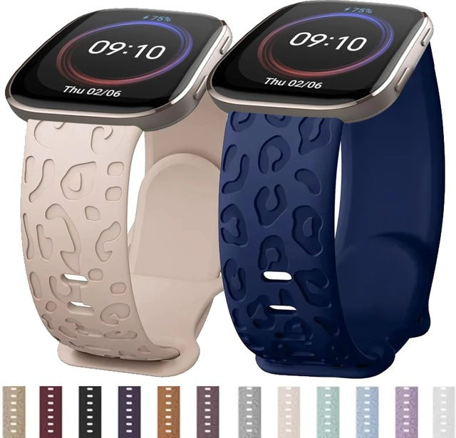Uhrenarmband Silikon, Leopard, Unisex - Bild 1