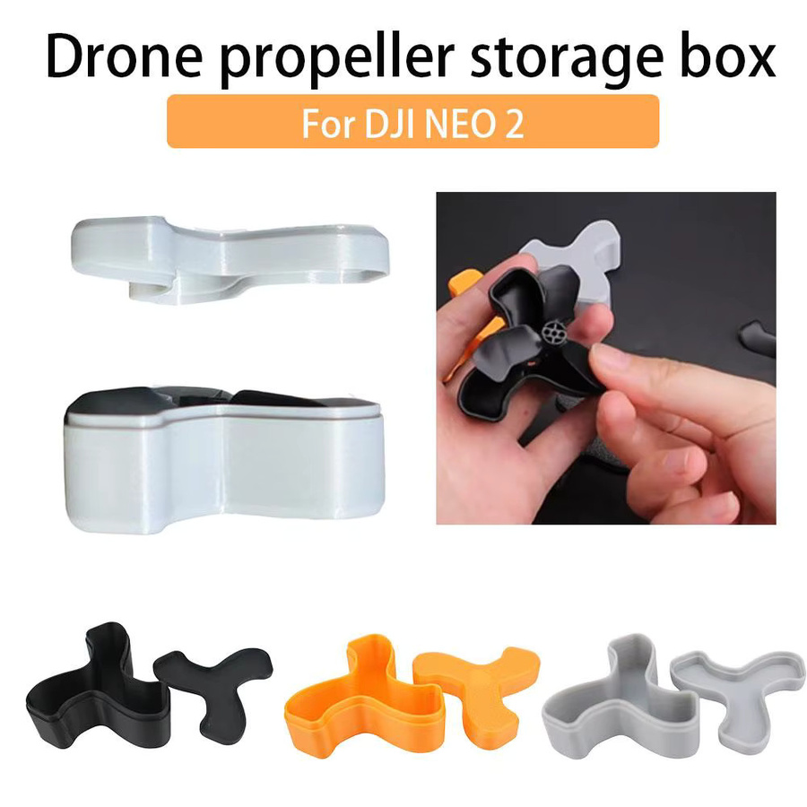 DJI NEO 2 Propeller-Aufbewahrungskoffer in Schwarz – Kratzfeste und verschleißfeste Zubehör-Aufbewahrungsbox - Bild 3