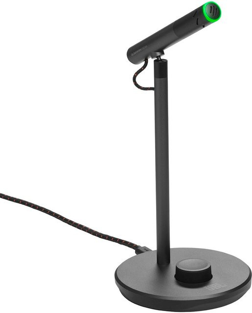 JBL Quantum Stream Talk Tischmikrofon mit USB-C und 3,5 mm Klinke, Kondensatormikrofon, Schwarz - Bild 1