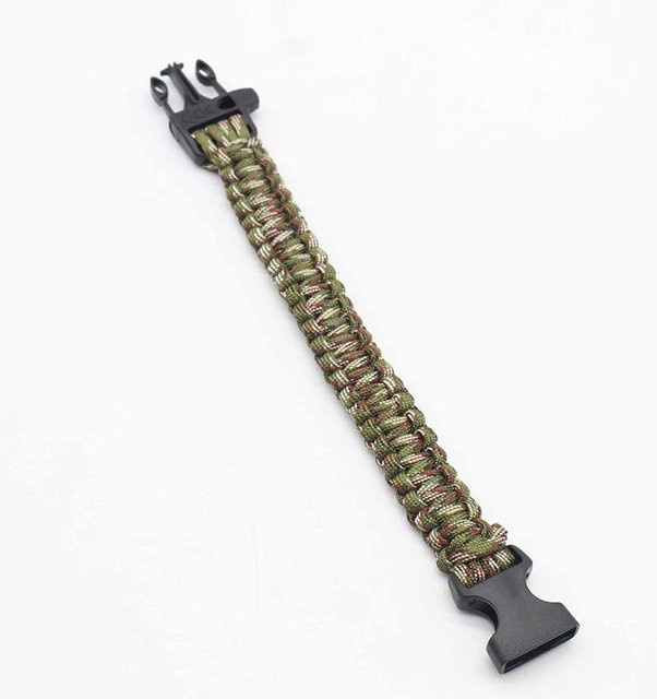 Topmix Rettungsarmband Paracord, Polyester, gray, Damen - Bild 1