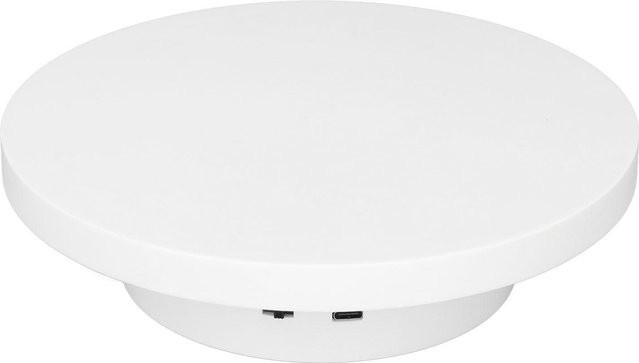 Motorisierter 360 Grad Drehteller KaiSai Präsentationsständer für Produktdisplays, Weiß, Durchmesser: 15 cm - Bild 1