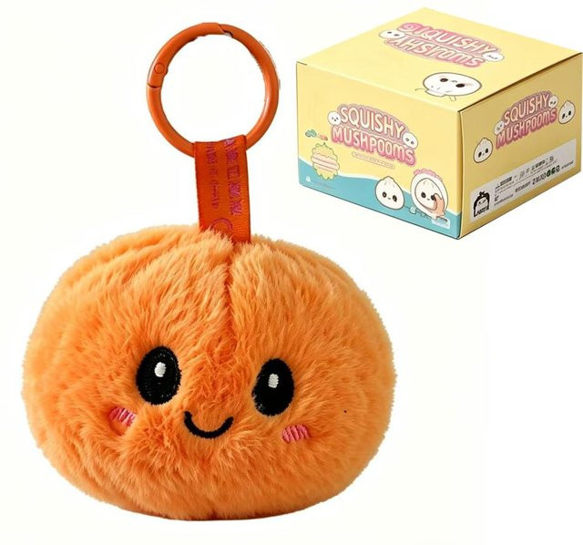 PRELEXT Squishy Schlüsselanhänger, Plüschknödel, Sensorisches Knetspielzeug - Bild 1
