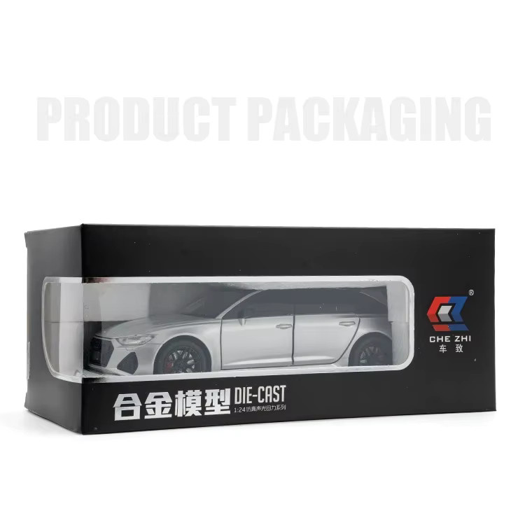 MINI AUTO RS6 Travel Edition, Spielzeugauto, 1:24, Metall, mit Sound und Licht, Pullback - Bild 5