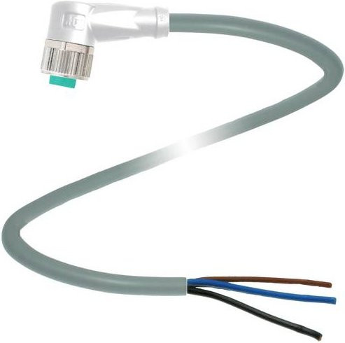 Pepperl+Fuchs 196011 Sensor-Aktor-Steckverbinder konfektioniert, 3-polig, grau, 15 m - Bild 1