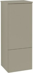 V&B Antao Mittelschrank mit LED-Auszugsbeleuchtung, Farbe Weiß, B/T/H: 41,4 x 35,6 x 104 cm - Bild 1