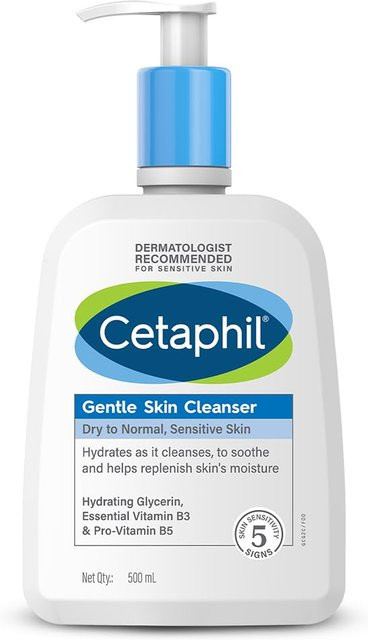 Cetaphil Gesichtsreiniger Gel, 500 ml, mit Niacinamid, Trockene bis Empfindliche Haut - Bild 1
