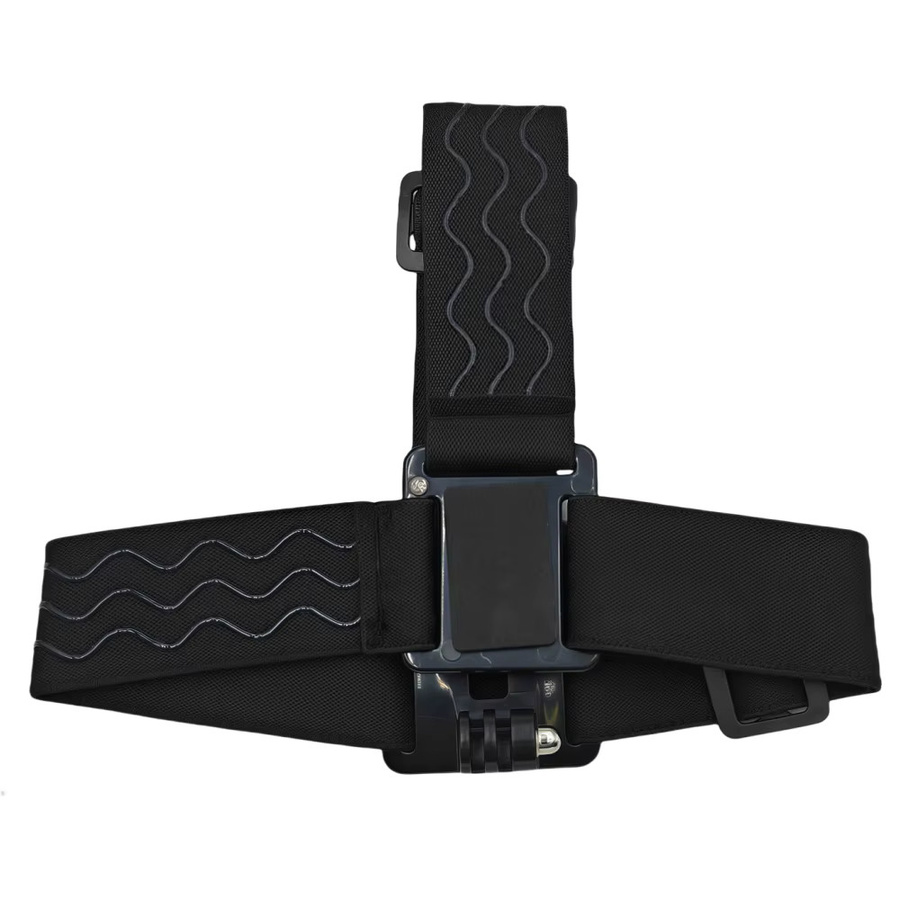 VeFly Verstellbare Kopfbandhalterung Stirnband in Schwarz für GoPro Hero 13 12 11 10 9 8 7 Insta360 und DJI Osmo Action 5 4 3 2 Kamerazubehör - Bild 2
