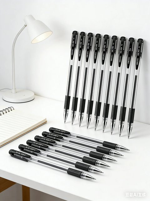 Deli 6600ES Gelstift mit 0,5 mm Kugelspitze und schwarzer Kohlenstofftinte - Bild 1