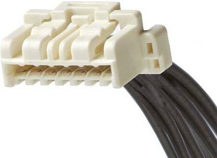 Molex Buchsengehäuse-Kabel 1 Reihe in Beige und Multicolour - Bild 1