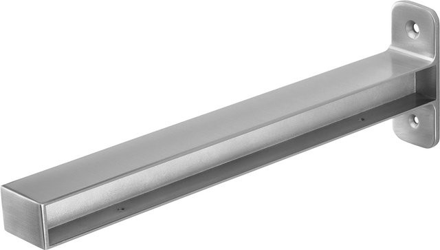 Mömax Wandhalter aus Aluminium in Silber brushed, B/T/H: 25,5 x 8,0 x 3,2 cm - Bild 1