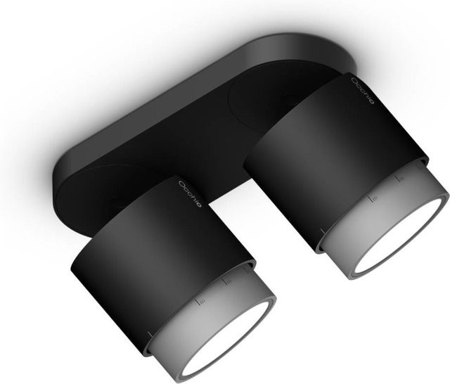 Occhio lui alto doppio VOLT LED-Deckenstrahler mit Zoom-Kopfeinsatz in Chrom matt und Schwarz matt, Warmweiß 2700K - Bild 1
