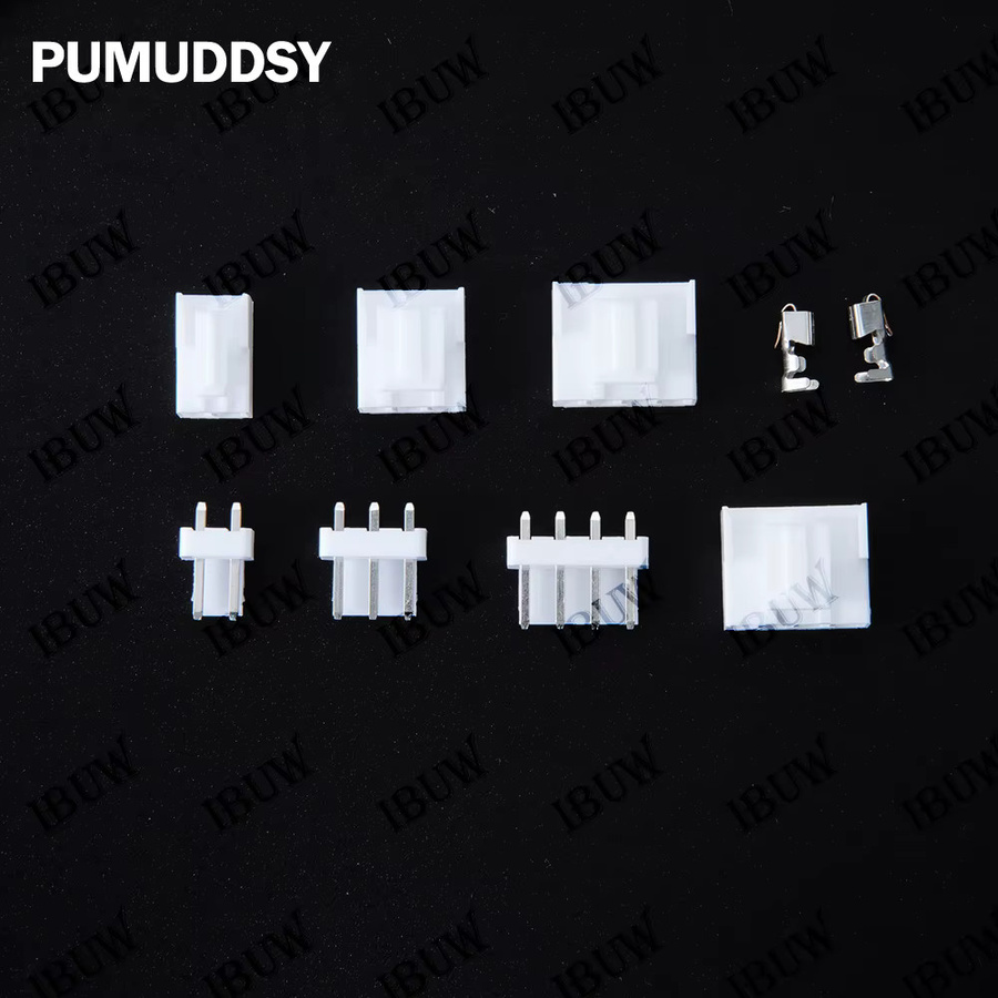 JST VH 3,96mm Stecker Buchse Set, 120 Stück Kunststoffgehäuse Anschlussklemmen in Weiß - Bild 2