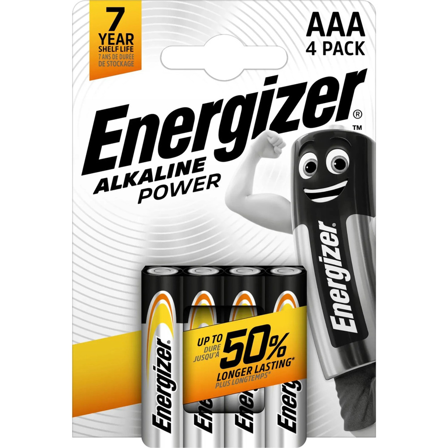 Energizer Alkaline Power AAA Micro Batterien 4er Pack - Bild 3
