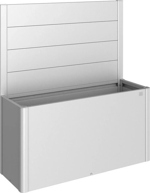 Biohort Sichtschutz Belvedere für Hochbeet aus Stahlblech in Silber-Metallic - Bild 1