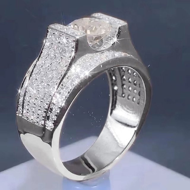 Huitan Ring, Silber, Zirkonia, Damen - Bild 1