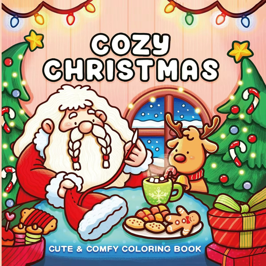 Gemütliches Weihnachts-Malbuch für Erwachsene in Multicolor - Bild 2