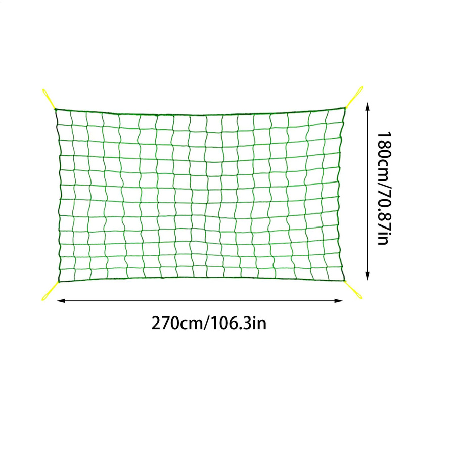 Grünes Garten-Kletternetz aus Polyester als Rankgitter für Blumen, Gemüse und Obst, B: 1,8 m, H: 1,8 m - Bild 6