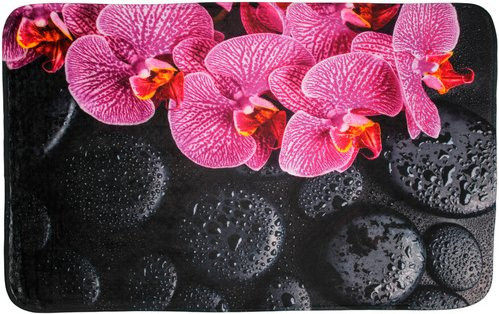 Sanilo Badteppich Madeira aus Polyester, schwarz, B/T: 50 x 80 cm
