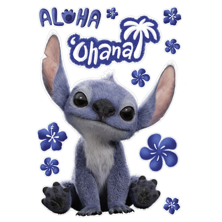 Komar Deko-Sticker Disney Lilo and Stitch Live Action Ohana in Blau, Breite: 50 cm, Höhe: 70 cm - Bild 2