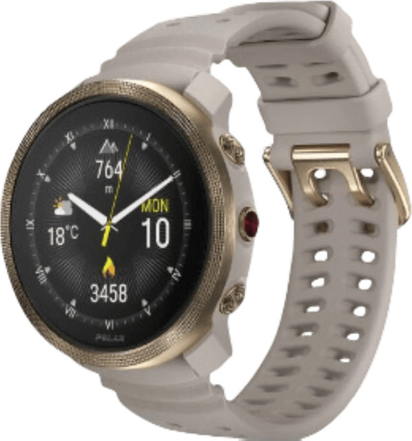 Polar Vantage M3 Smartwatch in Gold/Beige mit GPS, Herzfrequenzmessung, SpO2 und EKG - Bild 1