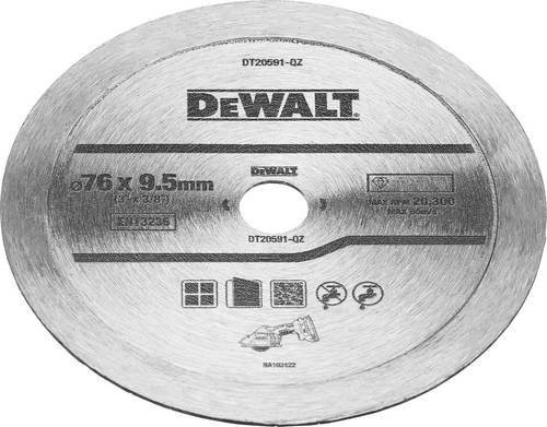 DeWalt Diamanttrennscheibe für Fliesen DT20591-QZ Silber Durchmesser: 76 mm - Bild 1
