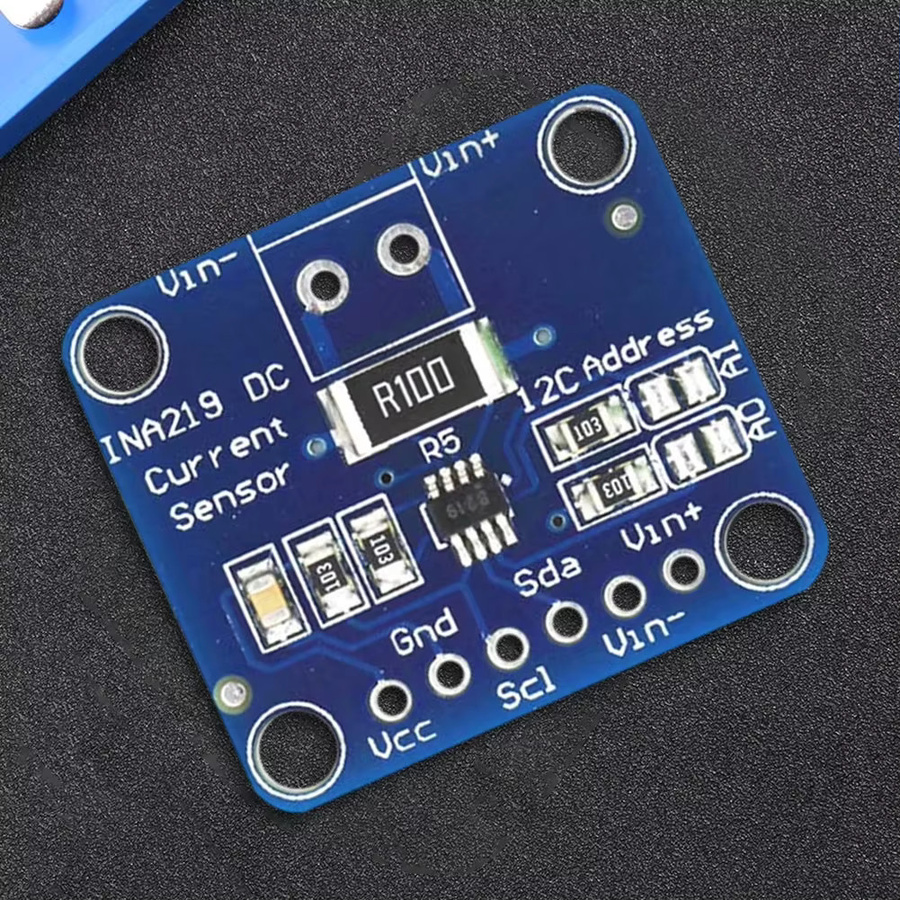 MCU-219 INA219 Bidirektionaler Stromsensor Breakout-Modul I2C Zero Drift Power Monitoring Sensor in Blau - Bild 3