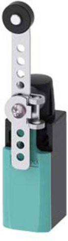 Siemens Positionsschalter 3SE5212-0LK60 mit Metall-Schwenkhebel und Kunststoffrolle, IP66/IP67, Mehrfarbig - Bild 1