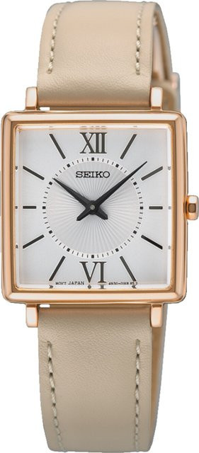 Seiko Damenuhr, Quarz, Edelstahl, 25 mm, Silber, 5 ATM - Bild 1