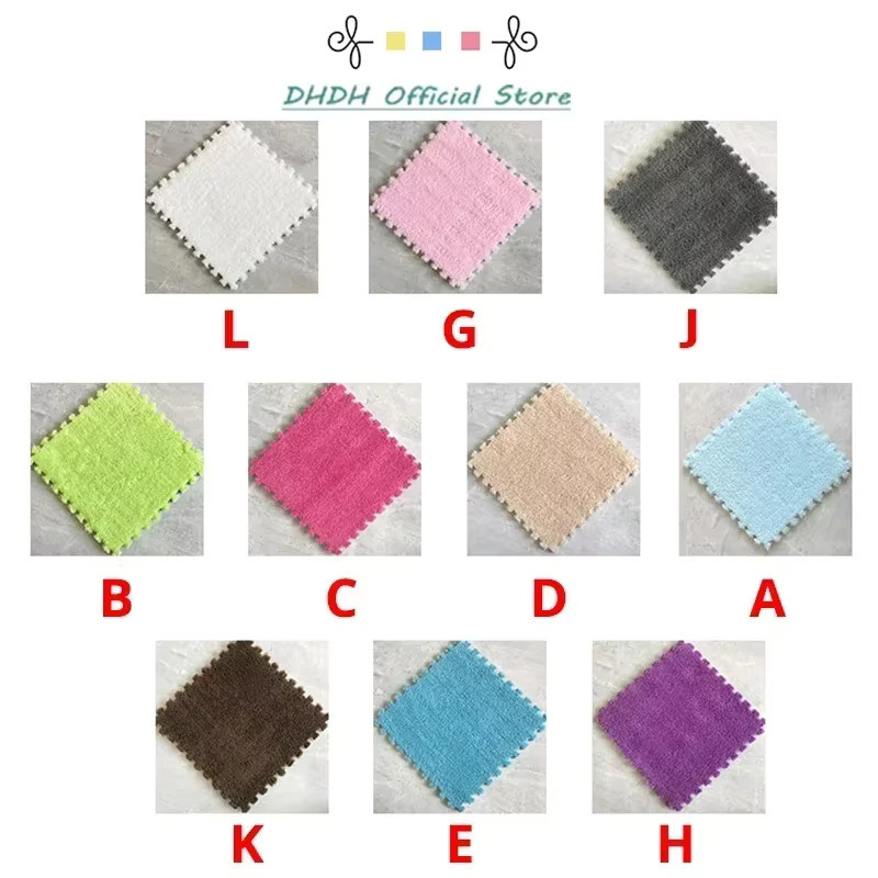 DHDH Puzzle Interlock Kinder Matte EVA Schaum und Plüsch multicolour - Bild 2