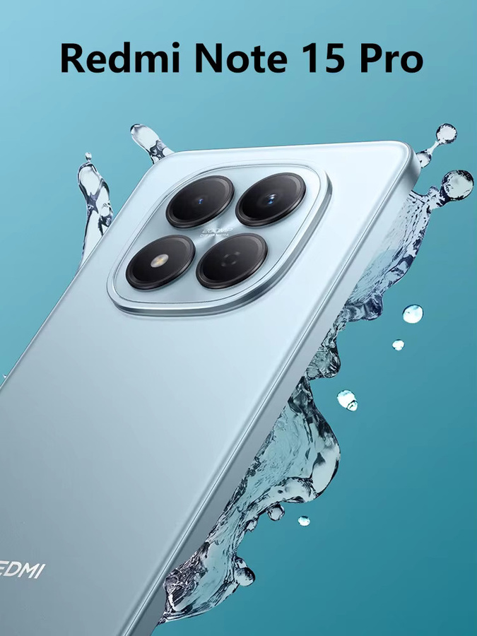 Xiaomi Redmi Note 15 Pro 4G Smartphone mit 6,77 Zoll AMOLED-Display, MTK Helio G200-Ultra, 200MP Kamera und 6500mAh Akku in Grau oder Blau - Bild 1