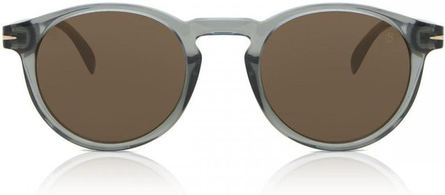 David Beckham DB 1036 S Sonnenbrille, Herren, Vollrand, Round, Transparent Grey/Brown, Acetat - Bild 1