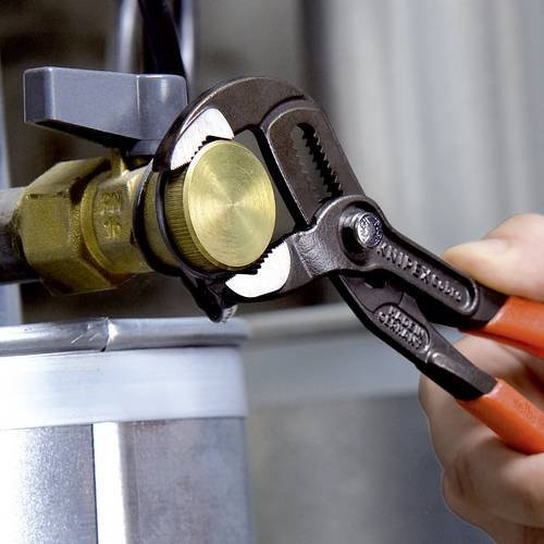 Knipex Cobra Hightech-Wasserpumpenzange aus Chrom-Vanadium-Stahl in Silber, Länge: 250 mm - Bild 1