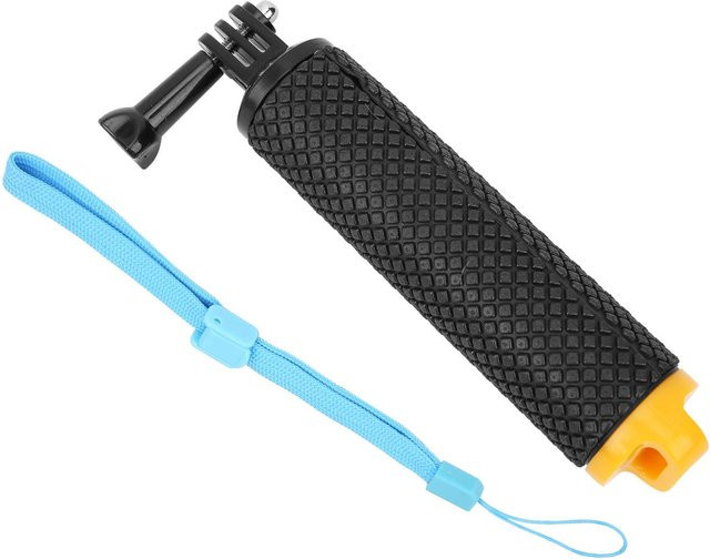 Wasserdichter schwimmfähiger Handgriff und Tauch-Selfie-Stick als Einbeinstativ für OSMO ACTION und GOPRO 9 in Gelb/Schwarz von shoemst - Bild 1
