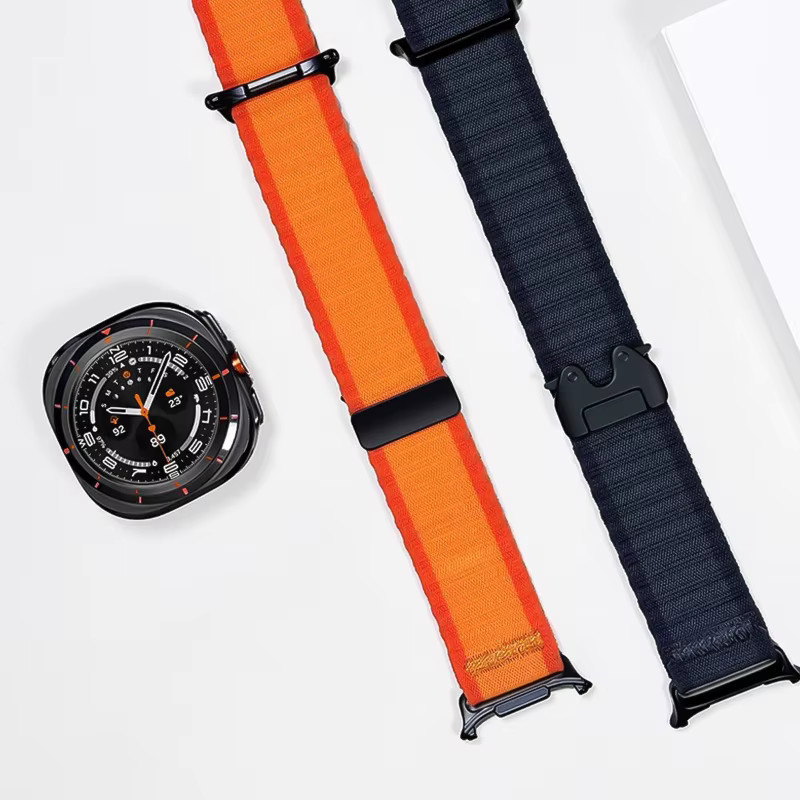 CAOWTAN Uhrenarmband Nylon, Textil/NATO, Unisex, für Samsung Galaxy Watch Ultra 47 mm - Bild 5