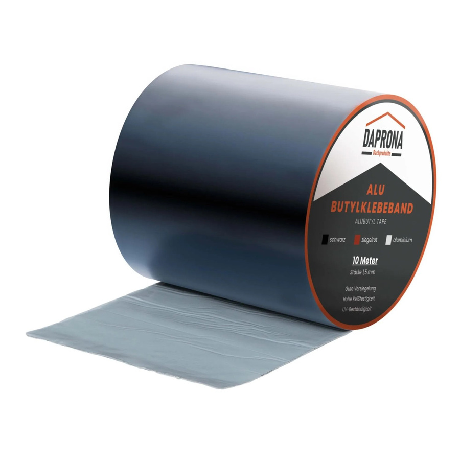 Daprona Butylband Schwarz als wasserdichtes Dichtband und Reparaturband, Breite: 150 mm, Länge: 10 m - Bild 2