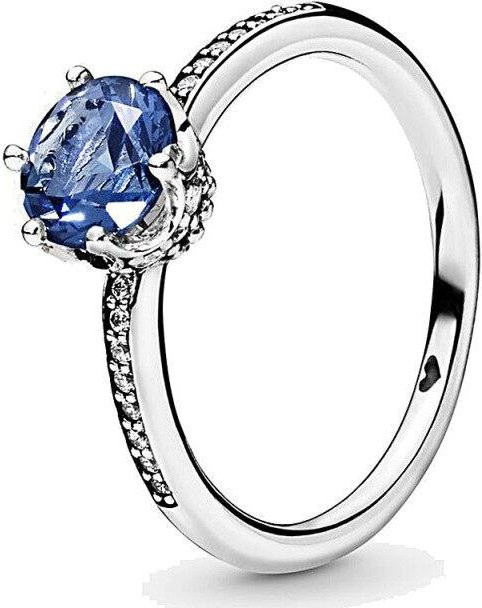 YIRAN Jewelry Tiara Wishbone Ring, 925 Silber, Zirkonia, Damen - Bild 1