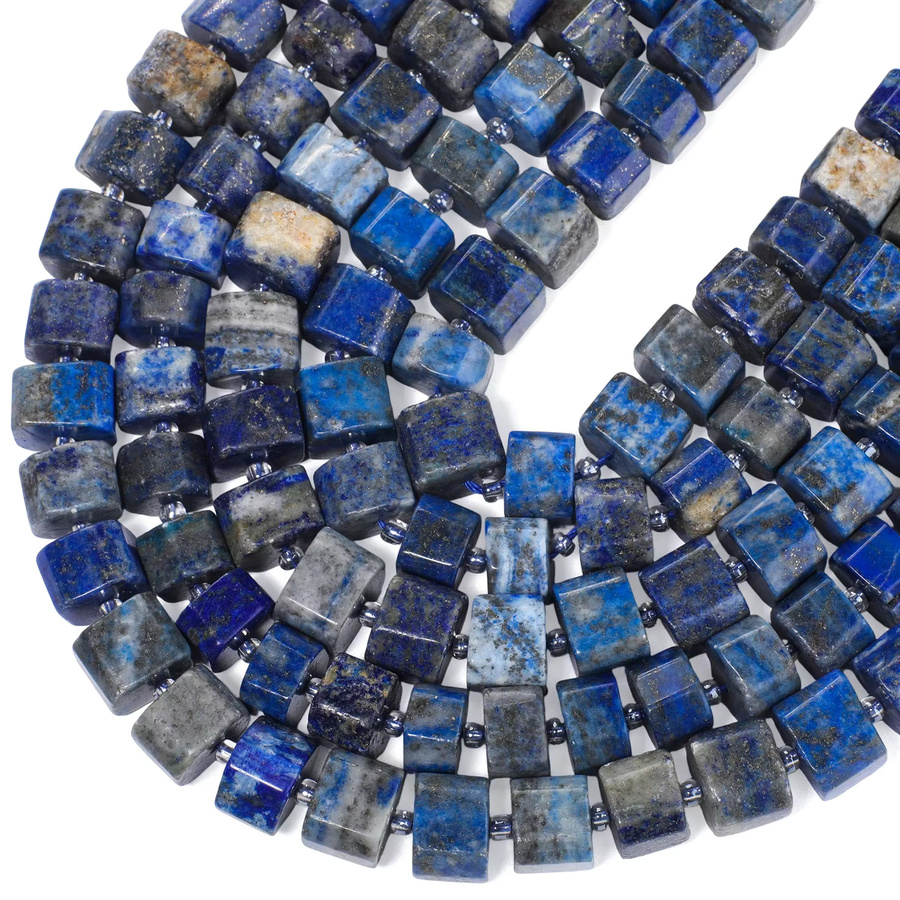xilitata Natursteinperlen Lapis Lazuli, Rondell, Unisex - Bild 4