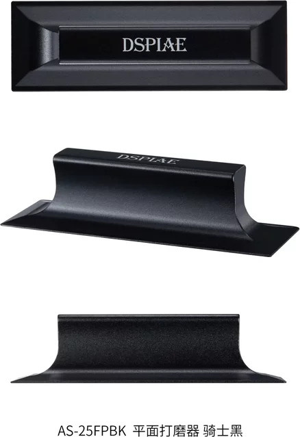 DSPIAE Abgewinkelte Schleifplatten aus Aluminiumlegierung für ebene, rechtwinklige und gebogene Oberflächen in Schwarz, Rot oder Grau - Bild 1