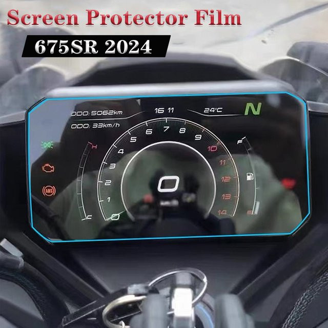 Kratzschutz Film für CFMOTO CF 675SR 675SS Instrumententacho in Transparent - Bild 1