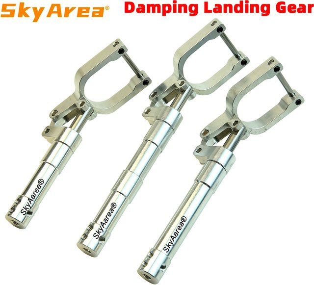 SKYAREA Top-Loch-Dämpfungs-Kniebein-Landegestell, Metall, Grau, 1-teiliges Set - Bild 1